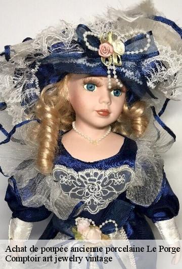 Ancienne Poupée En Porcelaine 55 Cm – Très Belle Pièce De Collection